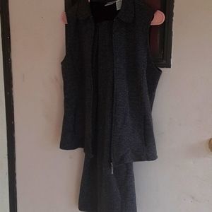 Liz Baker Suit with Maxi Skirt Size Petite Small